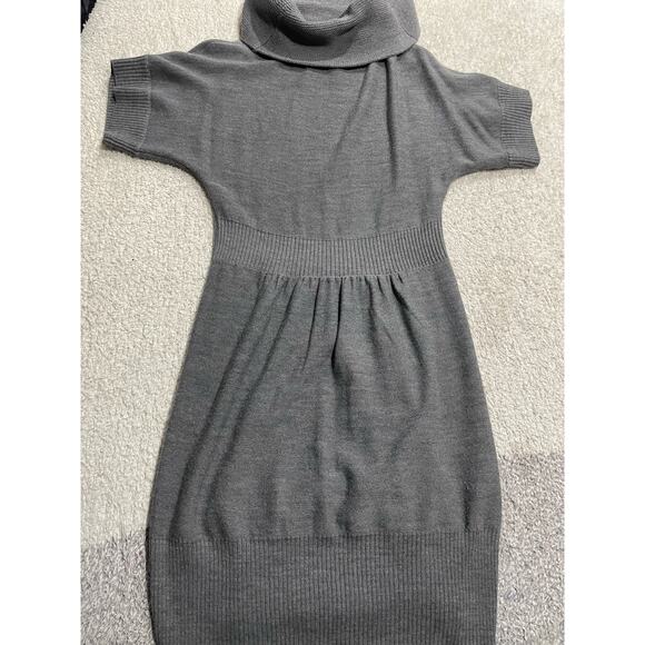 LOFT Dresses & Skirts - Ann Taylor Loft Women's Size Medium Wool Blend Cowl Neck Sweater Dress Gray